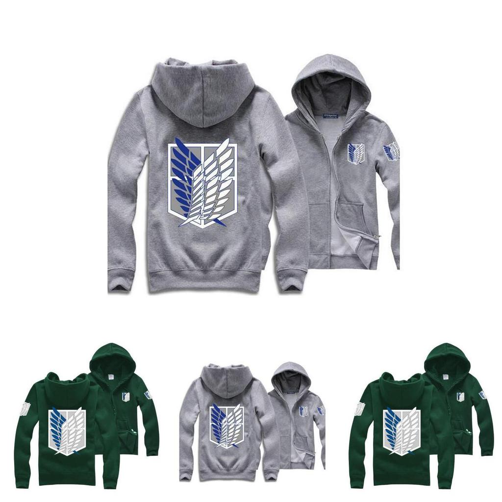 Attack Titan On Shingeki No Kyojin Cosplay Costume Hoodie Jumper Jacket Coats