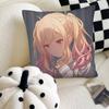 Creative Cartoon Leoneed Tenma Saki Pillow Case Fashion Square Pillowcase Bedroom Sofa Room Ins Decoration Leisure