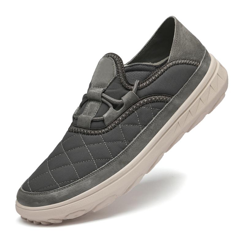 

Fashion Men s Genuine Leather Sneakers Male Comfy Casual Shoes Fashion Mens Hand-stitching Trainers High Quality Trend Treking Footwear 38 серый