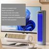 Rechargeable Quiet Desk Fan with Adjustable Airflows Quiet Cooling Fan ABS Texture Perfect for Office or Bedroom Use