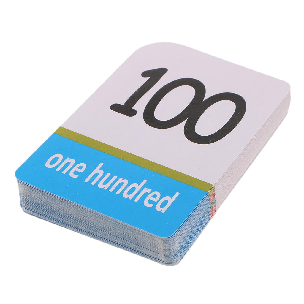 Cheap 36 Pieces English Flash Cards for Kindergarten Toddlers Preschool Number Joom