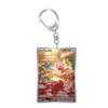 Anime Cartoons Acrylic Key Buckle for Mew Raichu Starly Braixen Skitty Eevee Evolutions Team Rocket Self-Made Card Key Ring Gift