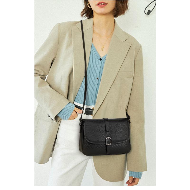 Geantă de umăr pentru femei, din piele de vacă, din piele naturală, de primă mână, tip crossbody, tip împletit