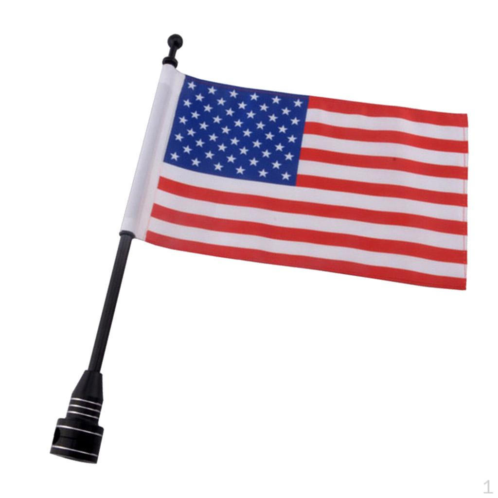 Adjustable France Flagpole Mount Luggage Rack/ Durability Universal Compatible for