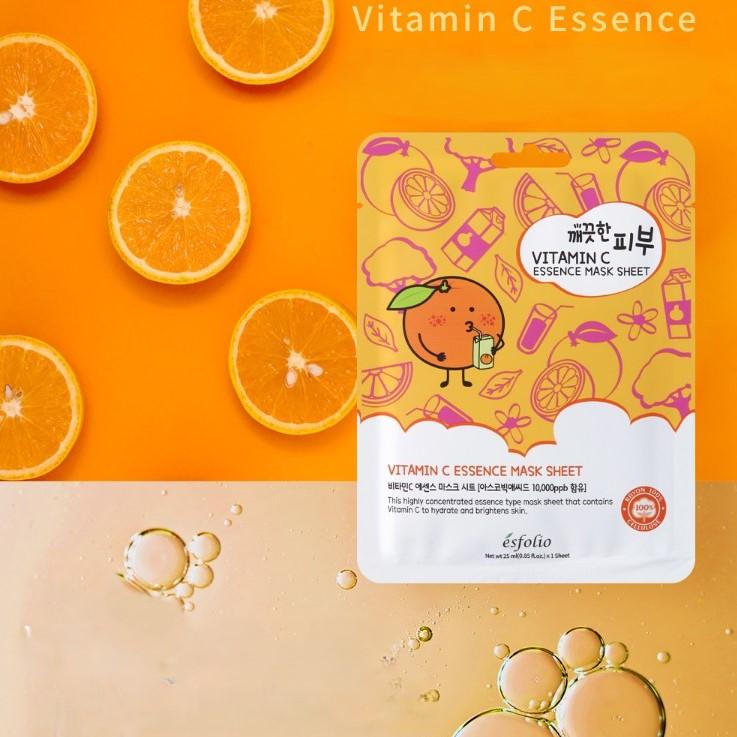 [esfolio] Vitamin C Essence Mask Sheet 25ml*10EA