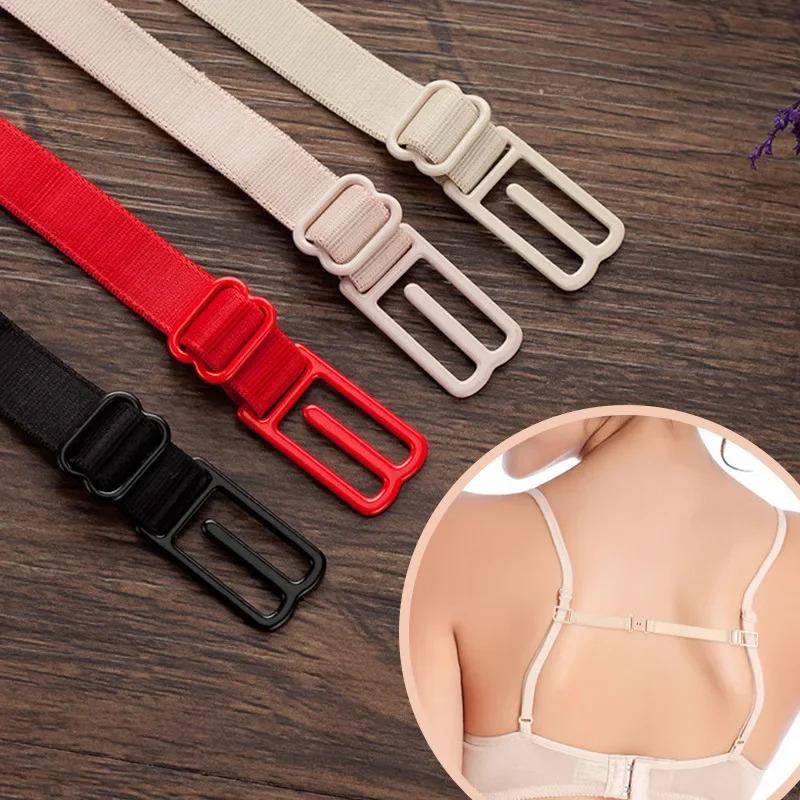 10pcs Anti-slip Invisible Bra Shoulder Straps - Women's Adjustable Buckle Underwear Lingerie Accessories