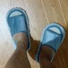 Detachable Microfibre Mop Slippers Washable Tile Cleaning Slippers Lazy Slippers  Wood Floor