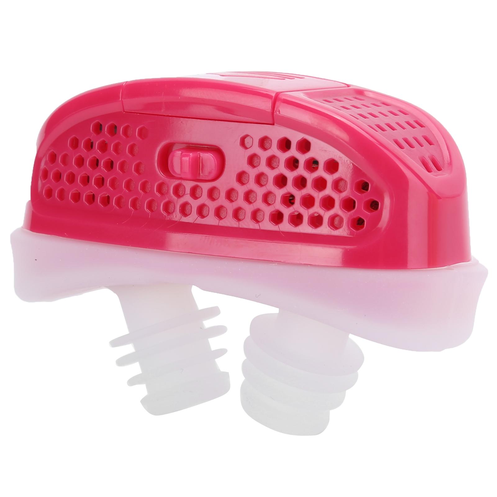 

Електричний пристрій проти хропіння. Побутовий унісекс. Портативне рішення для сну червоний