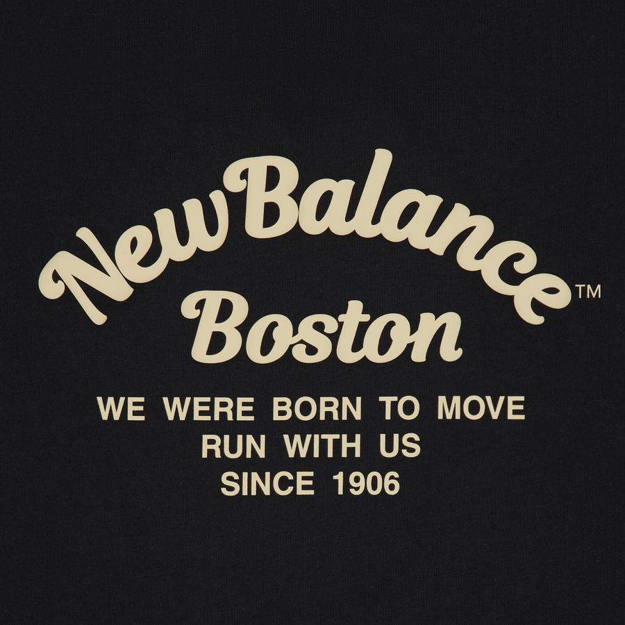 New Balance 1906 T Shirt With Small Logo On Chest Men's Black AMT52331-BK