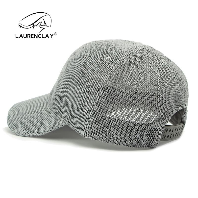 Hat Women's Summer Breathable Mesh Baseball Cap Simple Sunscreen Sun Hat Knitted Hollow Light Board Cap