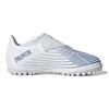 Adidas Abrasion Resistant Low top Soccer Shoes White Blue Kids' GZ7198