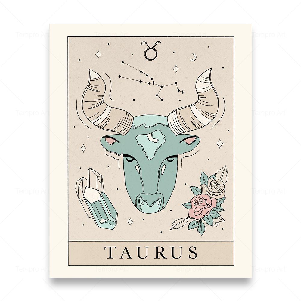 

Созвездие детская настенная живопись холст плакат карты Таро Астрология Бохо зодиакальный принт живопись картина эстетическое украшение комнаты 21x30cm No Frame