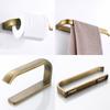 Antique Brass Plated Wall Mounted Towel Rack, Bathroom Hardware Pendant Set, Tissue Holder, Coat Hook, Mouthwash Cup ELA85A