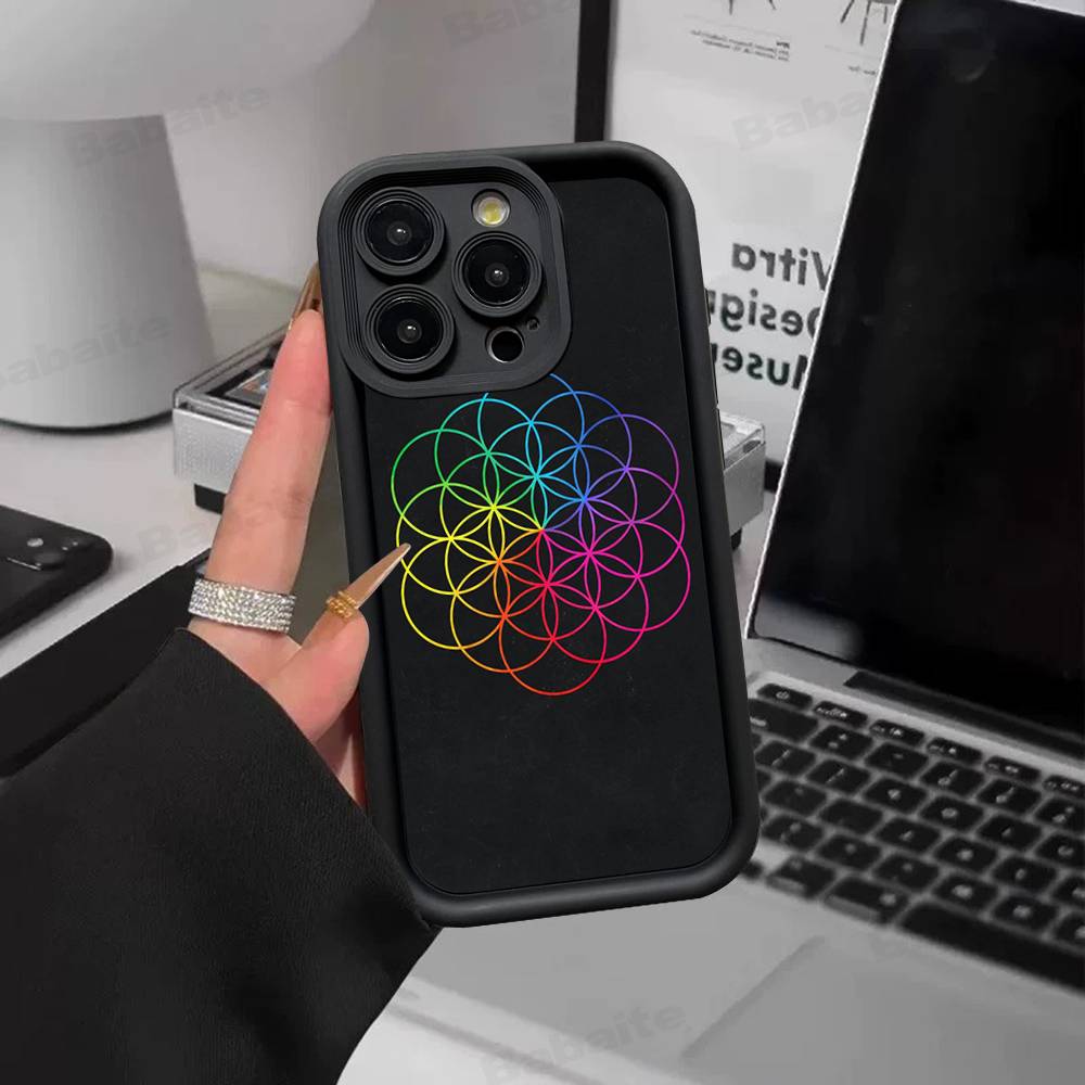 Moon Music Coldplay Band For IPhone 17 15 13 12 11 14 Pro Max X XR XS 16 Plus Shockproof Candy Back Cover
