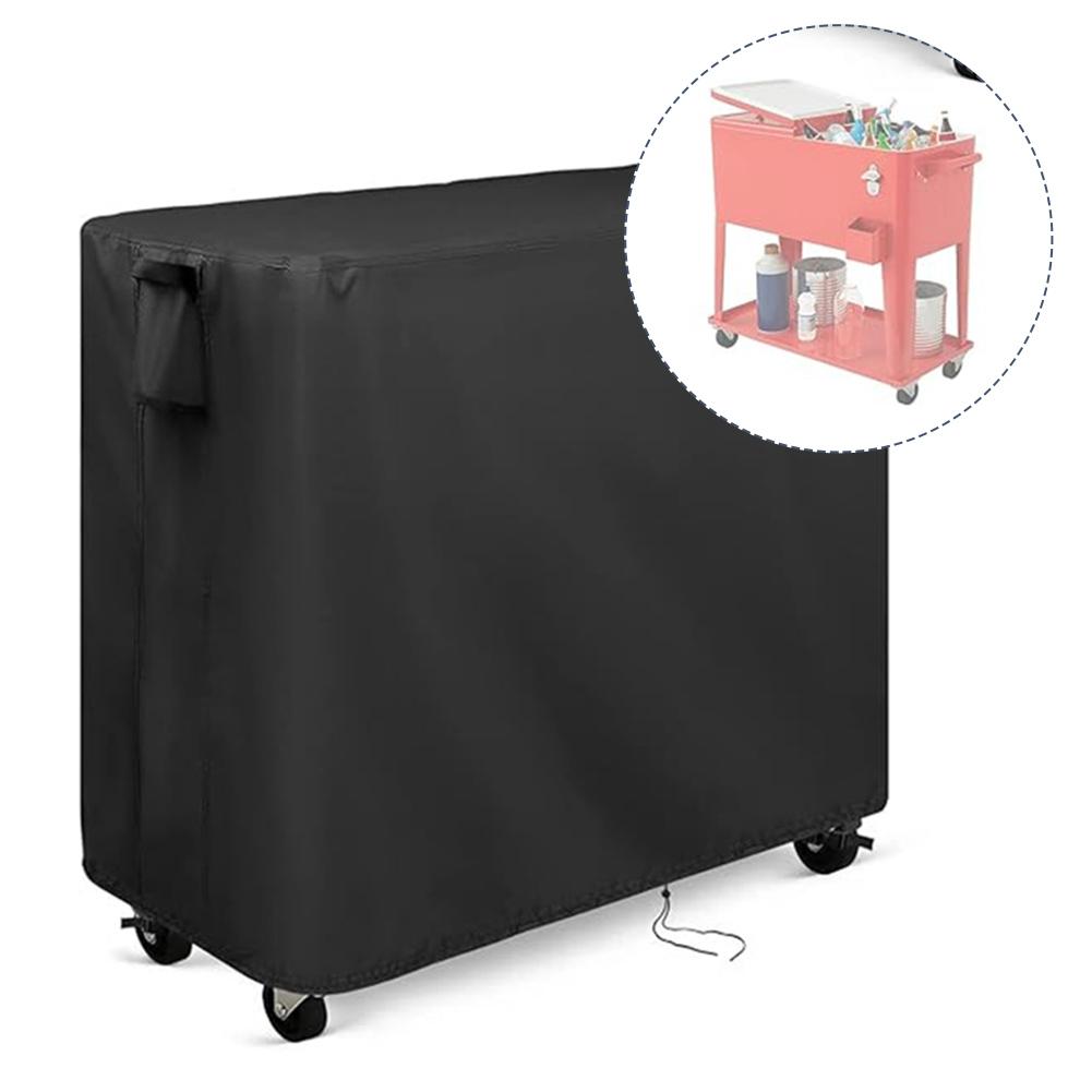 All-Weather Cover Outdoor Cart Cover 210D Oxford Fabric Air Vent Design Dust Protection Wind Resistant Camping Events