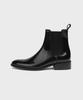 Firenze Atelier Rians_Slim Toe Square Banding Chelsea Boots 3338 [Black Box]