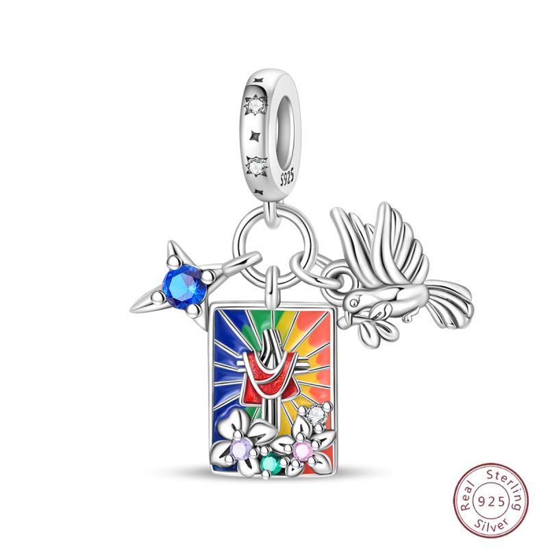 Halloween Charm Bead Anhänger Kupfer Kürbis Hexe Puppe Skelett Mumie Süßigkeiten Charm Passend für Original Armband DIY Schmuck