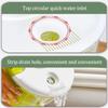 Household Fruit And Vegetable Dehydrator Salad Spinner Quick-Drying Manual Vegetable Dehydrator Kitchen Fruit Washer