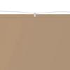 VidaXL Vertical Awning Protection Screen Balcony Privacy Screen Patio Awning Outdoor Garden Taupe 140x420 Cm 148411