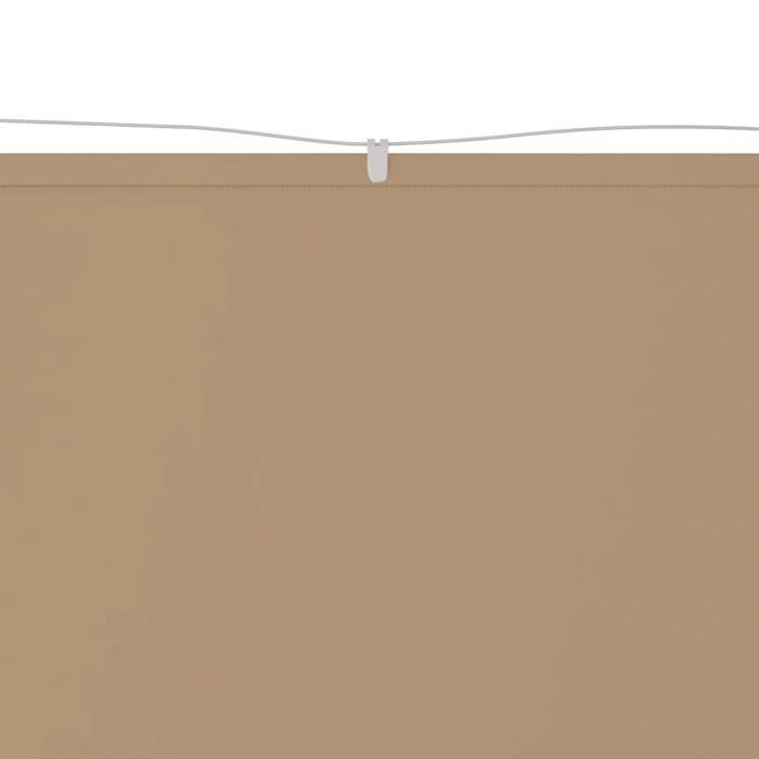 VidaXL Vertical Awning Protection Screen Balcony Privacy Screen Patio Awning Outdoor Garden Taupe 140x420 Cm 148411