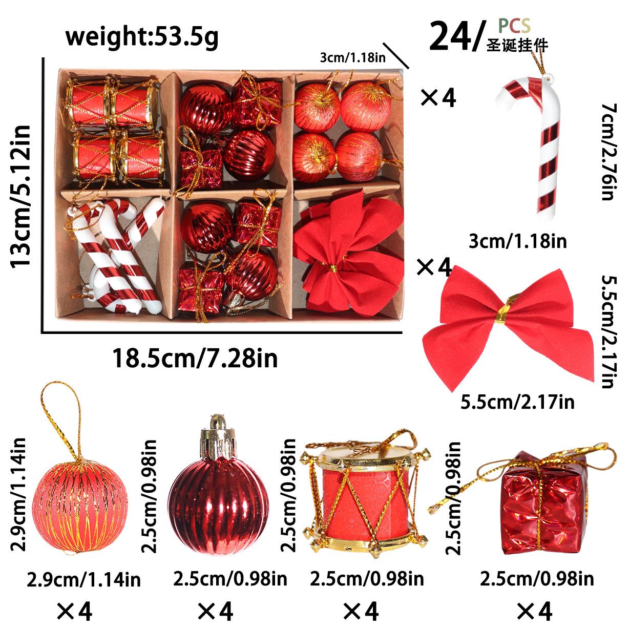 Christmas Tree Decorations High-Quality Christmas Ball Ornaments Christmas Ornament Ball Festive Bow Hanging Pendants For Home