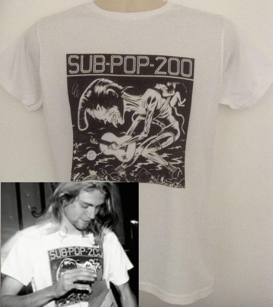T-shirt worn by Kurt Cobain - Nirvana Unisex Tee