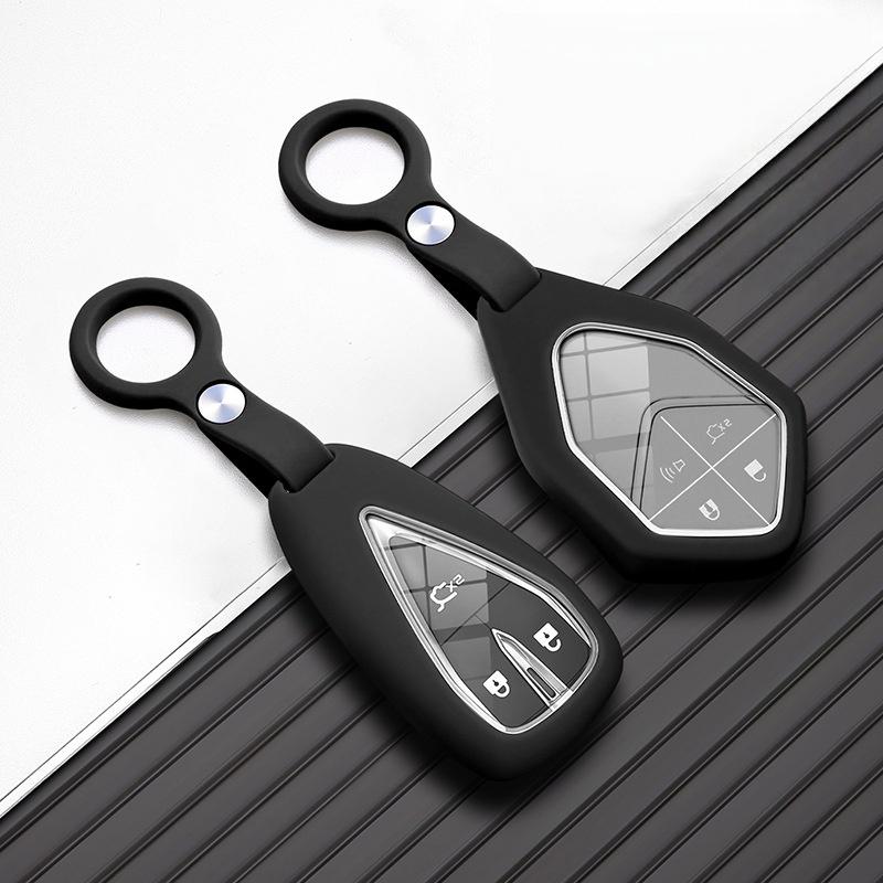 1Pcs Soft Silicone Key Case For S7 Sl03 S07 S05 S09 G318 Key Case Cover Fob Car Key Caps