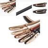 Minimalist Women Leather Belt With Elliptical Flat Buckle For Casual Dress And Jeans