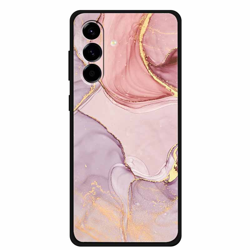Custodia per Telefono per Samsung Galaxy S26 Custodia Nera in Silicone TPU Cover Posteriori per GalaxyS26 S 26 Custodia SamsungS26 Morbidi Paracolpi Protettivi