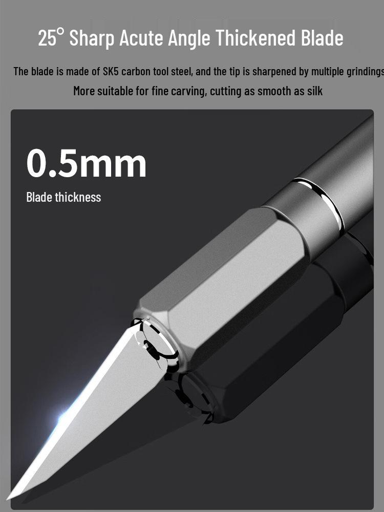 Deli Handmade Craft & Engraving Knife Set for Paper, Rubber Stamps, and Wood Carving.