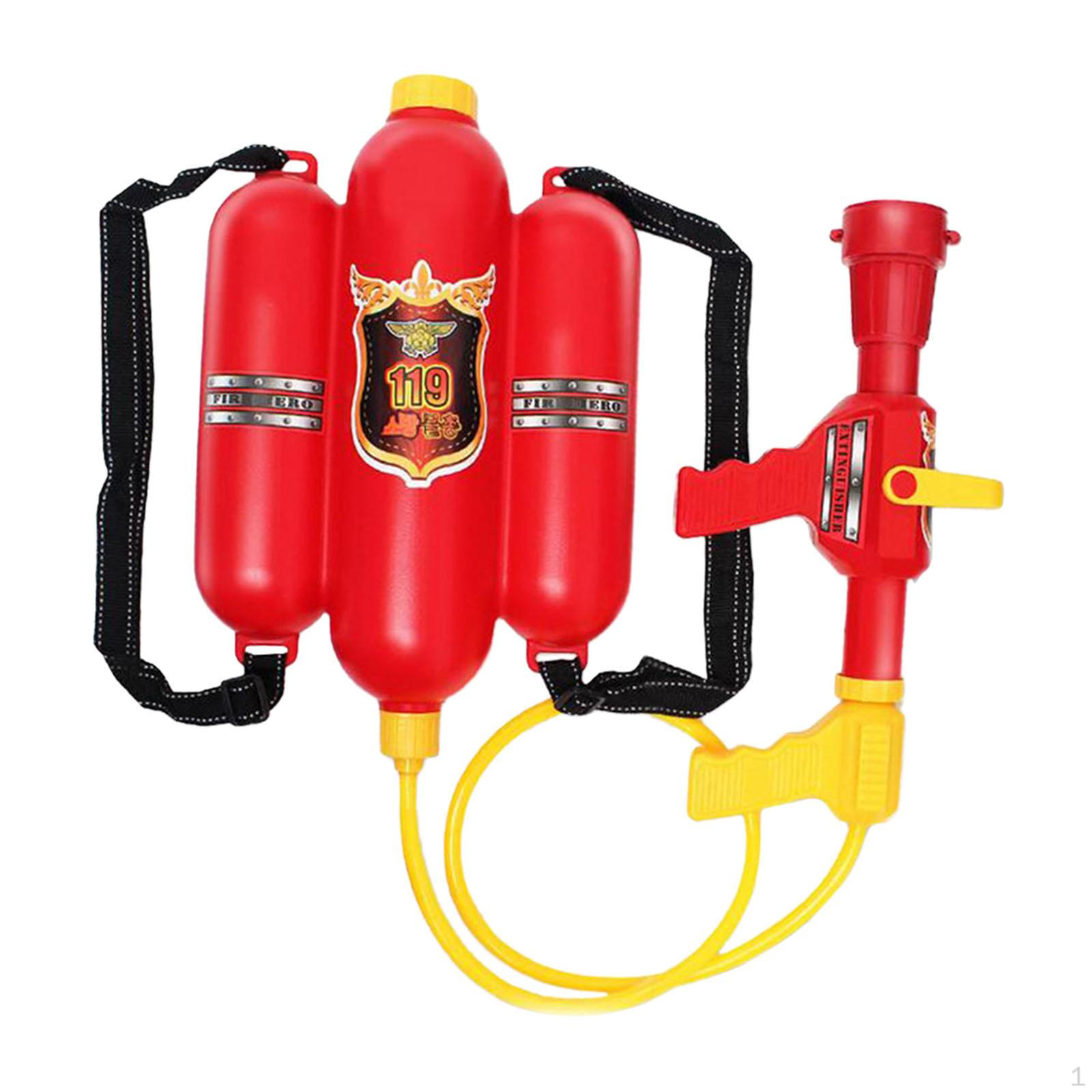 Firefighter Backpack Water Toy Summer Outdoor Tank Activity Soaker