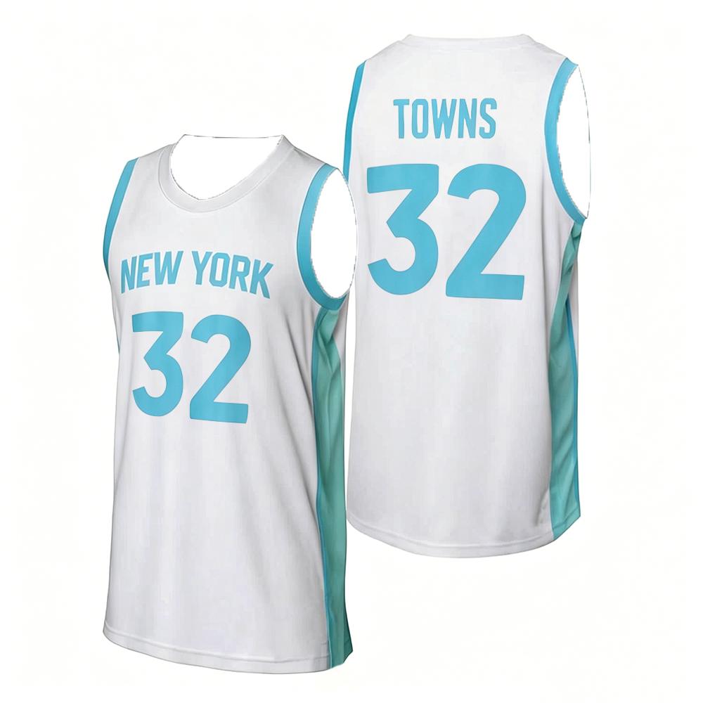 New York Style Finals Champions Brunson #11 Towns #32 Bridges #25 Anunoby #8 Hart #3 Baksetball Jersey T-shirts Fans Top for Kid
