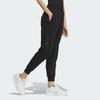 Adidas Solid Color Logo Jogger Training Knit Pants Women Bottoms Black IX6790