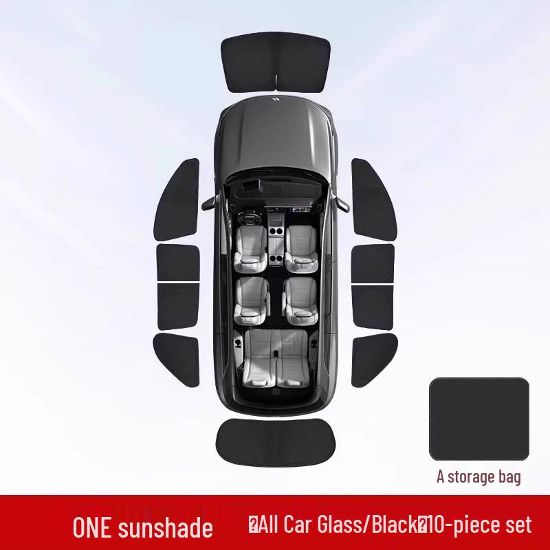Ideal L6L9 Car Sunshade: Heat Insulation, Privacy, and Light-Blocking Curtain