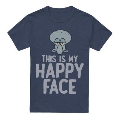 SpongeBob Schwammkopf Unisex Erwachsenen Happy Face T-Shirt