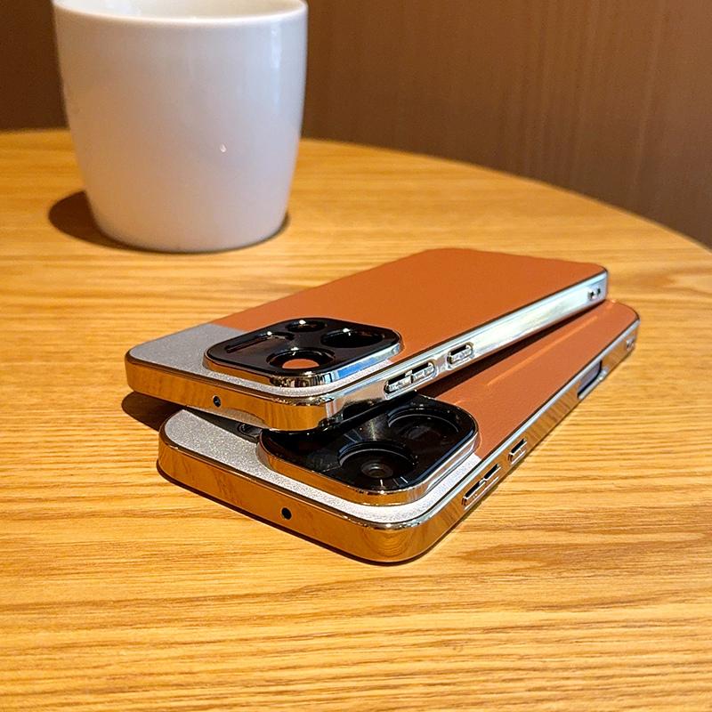 For OPPO Find X9 Pro Case Luxury PU Leather Skin Plating Protective Back Cover Case For Find X9 X8 Pro X8 Ultra X8S+ Phone Shell