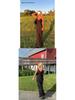 European-American Backless Spaghetti Strap Wave Slim-Fit Slit Maxi Dress