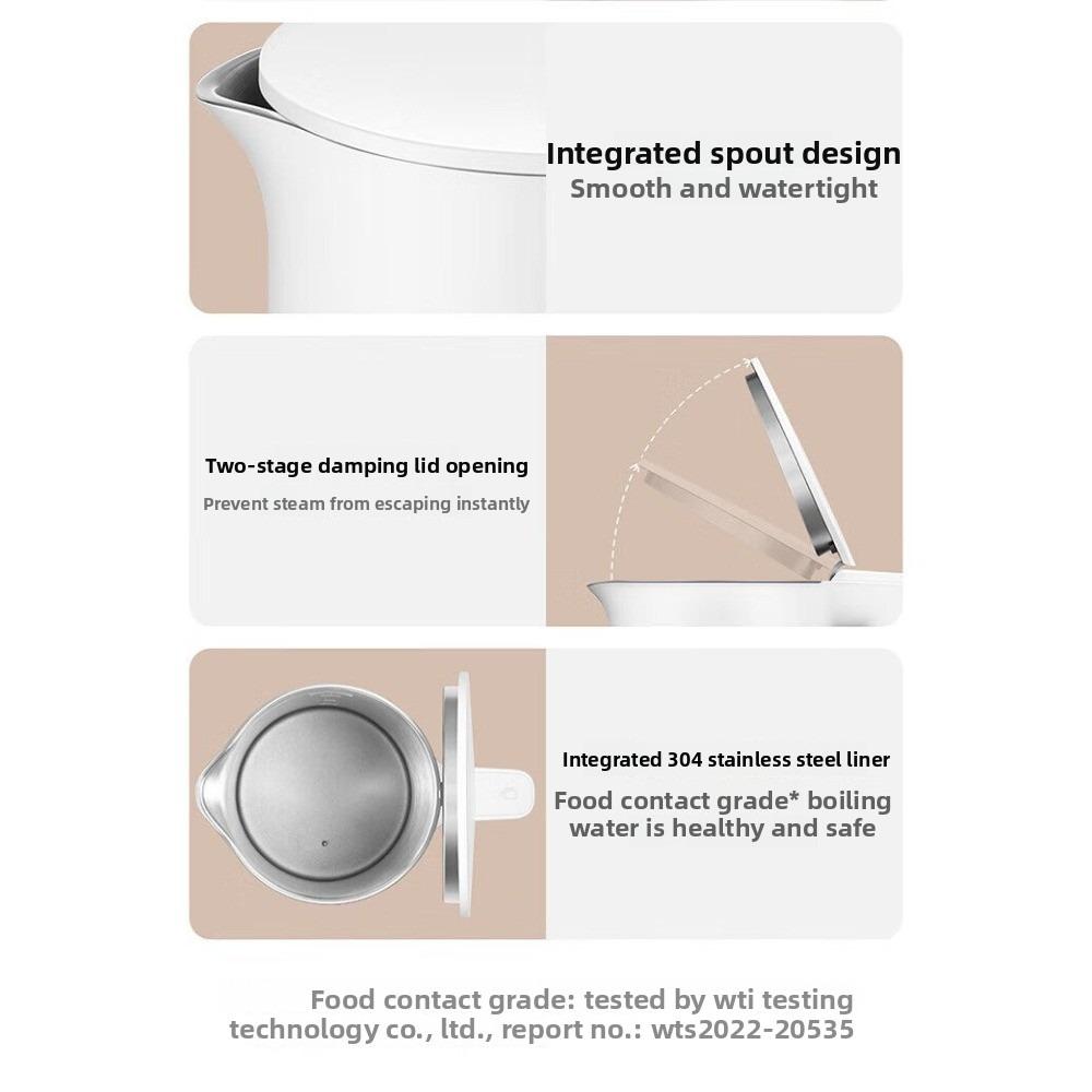 Xiaomi Mijia Thermostatic Electric Kettle 2 Pro 1.7L Quiet Boiling 0-100°C Stepless Temperature Adjustment Smart LED Display