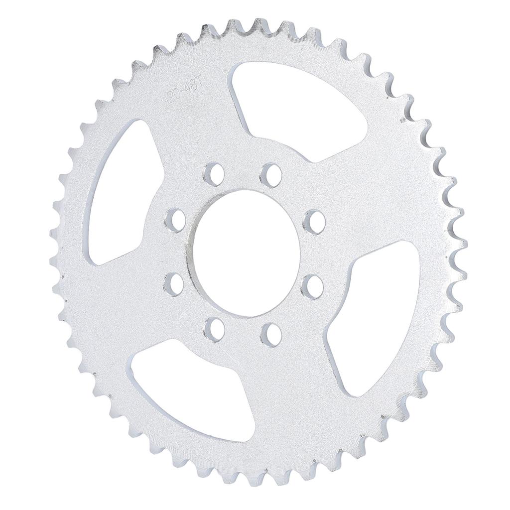 48T 8 Hole Sprocket 40 41 420 Chain High Hardness Steel Alloy Rear Chain Sprocket Replacement for Predator 212cc 196cc