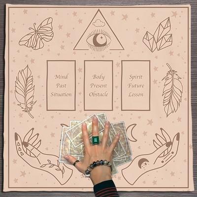 Divinations Tablecloth Reading Card Astrologys Tarots Cards Tablecloth Altars Cloth Divinations Board Game Accessories