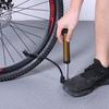 Lightweight Manual Air Pump Schrader Valve Adapter Portable Bicycle Tire Inflator Pump for Bike Football Basketball