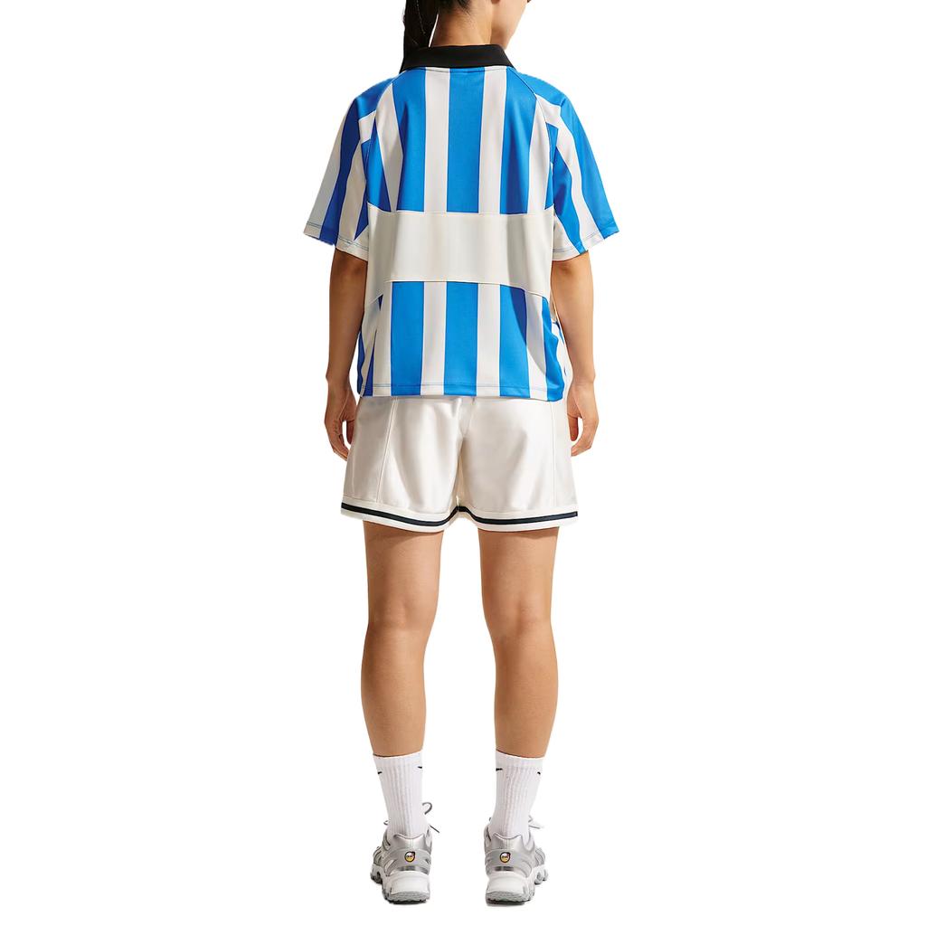 Nike Sportswear Striped Short Sleeve Raglan Pullover Jersey Women tops IO0914-435
