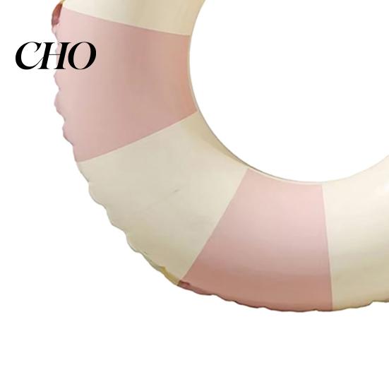 Swim Buoyancy Aid Vintage Striped Swimming Ring PVC Thickened Inflatable Leakproof Men Women Float Tube for Pool Beach Party