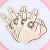 20pcs Bachelorette Party Dimond Ring Fingers Paper Napkins Perfect For Bridal Bridesmaid Gifts Bride To Be Wedding Party Decor