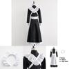 English Style Pearl Lace Long Maid Costume Perfect For Cosplay And Coffee Shop