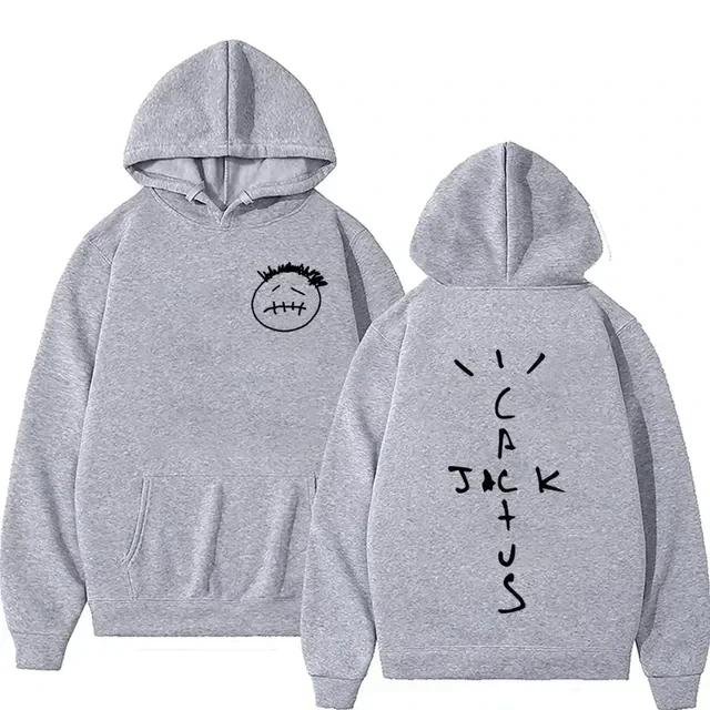 Rapper Cactus Jack's Musikalbum bedrucktes Sweatshirt für Männer und Frauen, personalisierte Sportbekleidung, Retro Hip-Hop Mode Pullover