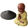 Small Ceramic Monk Tea Pet Adornment Multi-Functional Tea Infuser for Kung Fu Brewing Tearoom Decorative Supplies Living Room
