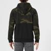 Men's Fashion Camouflage Sweatshirt Men's Drawstring Ribbed Closure Raglan-sleeves Hoodie
