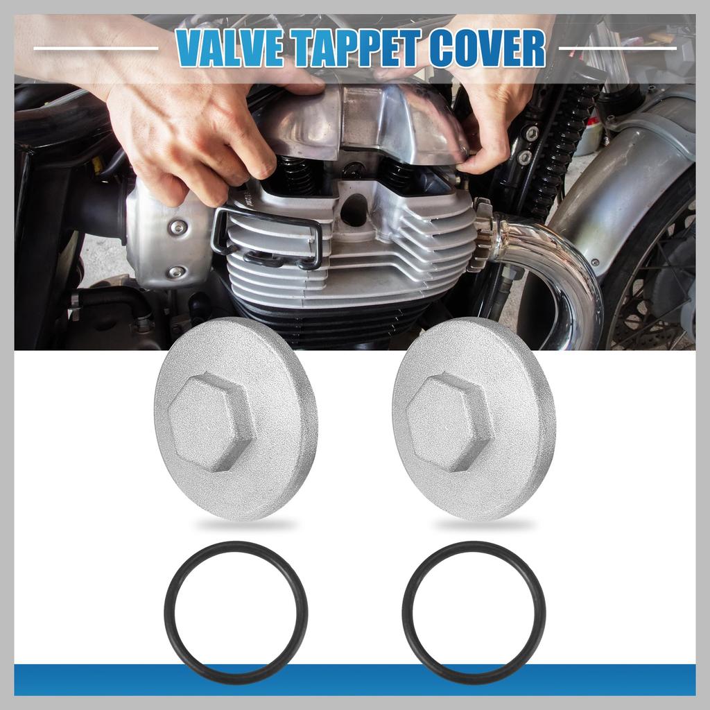 RATCHROLL Engine Valve Tappet Adjustment Cover Cap Compatible with Honda
