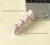 Cute Sticker DIY Button Squeeze Toy Keychain - Stress Relief Pendant